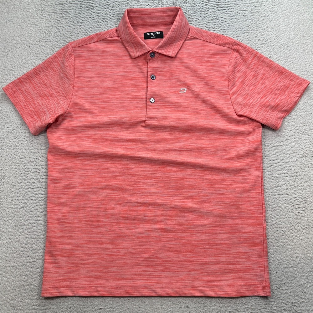 Druids Polo Shirt Men's Size Large Golf Performance Lightweight